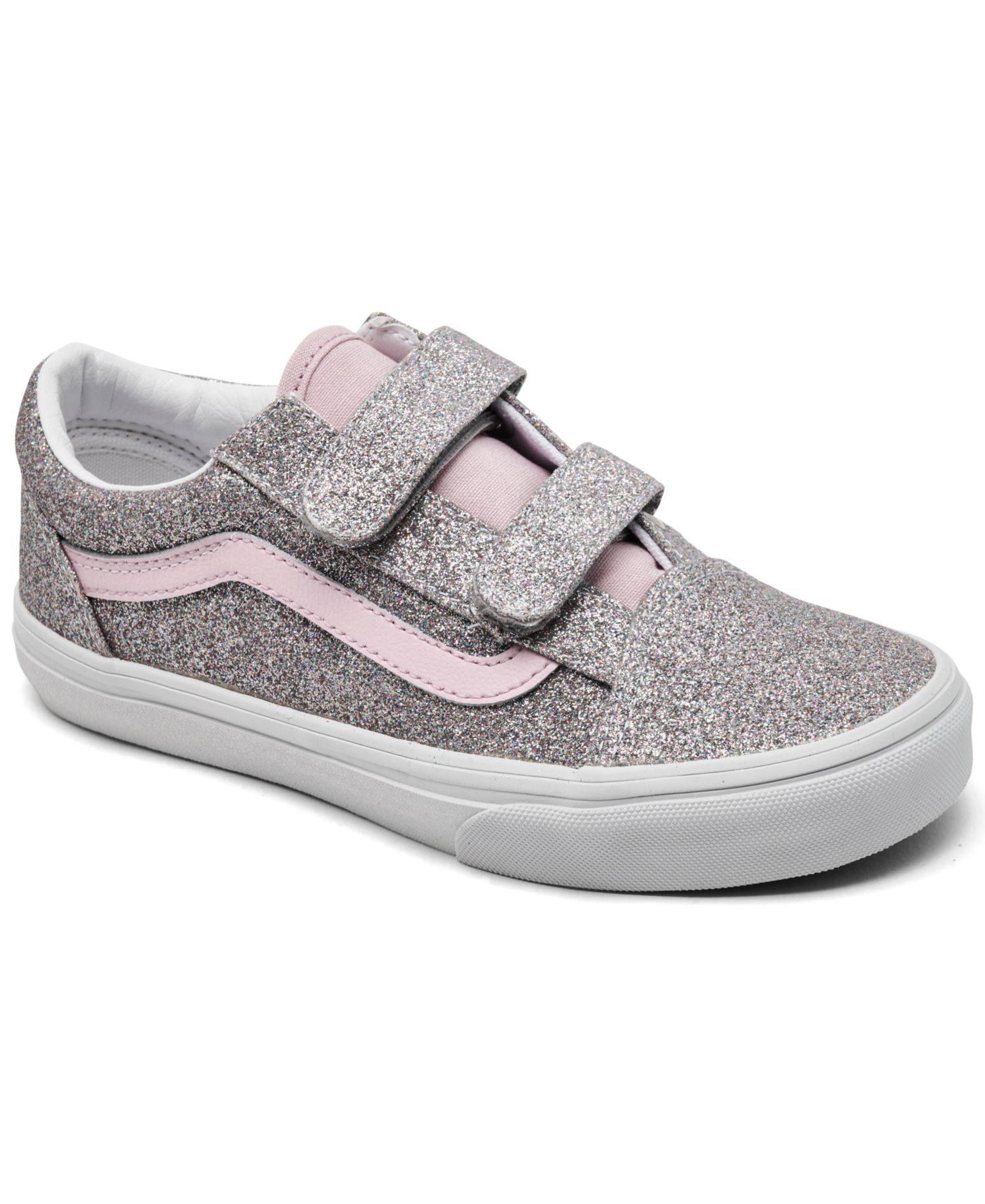Little Boys' and Girls' Old Skool V Low-Top Retro Classic Sneakers from Finish Line