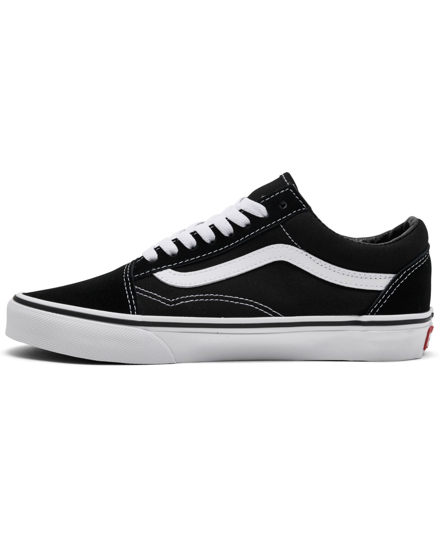 Кроссовки Vans Old Skool Retro Low Top Waffle, цвет: Чёрный / Белый — фото 3