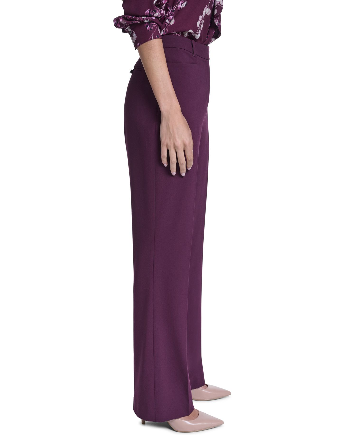Women's Modern Fit High-Rise Straight Pants