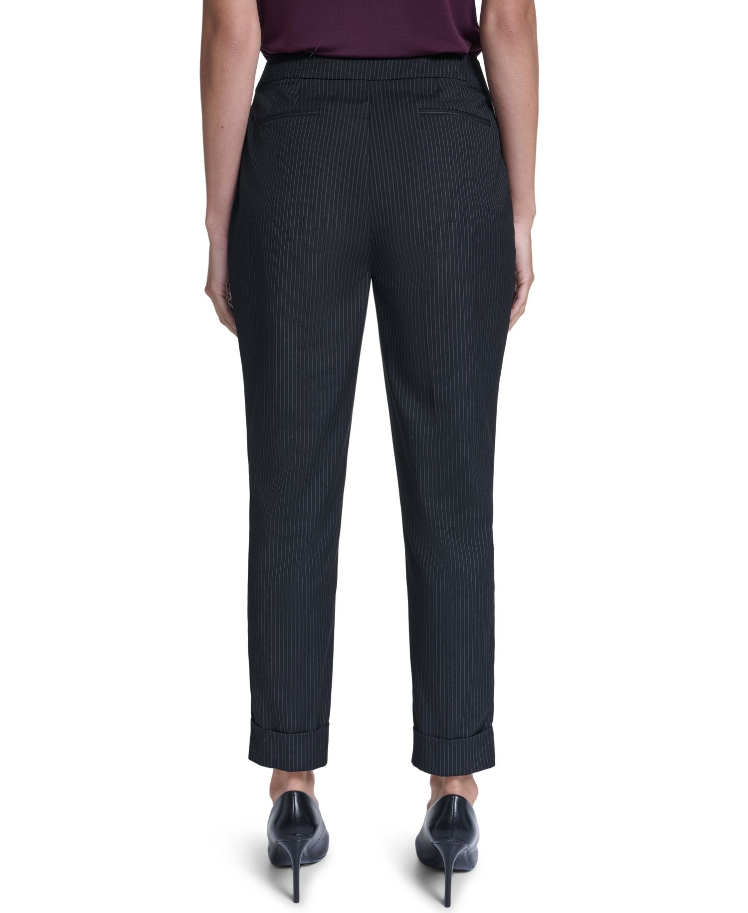 Women's Rolled-Cuff Straight-Leg Pants