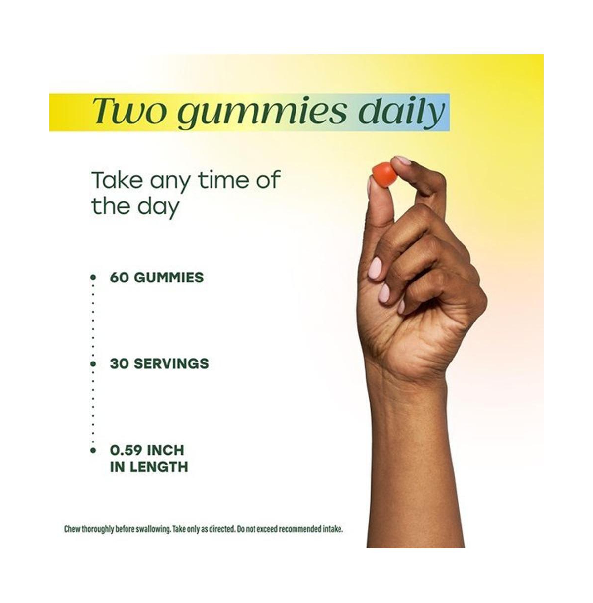 MegaFood Vitamin D3 and K2 Gummies, 5000 Iu, Bone and Immune Health Support, 60 Peach Gummies