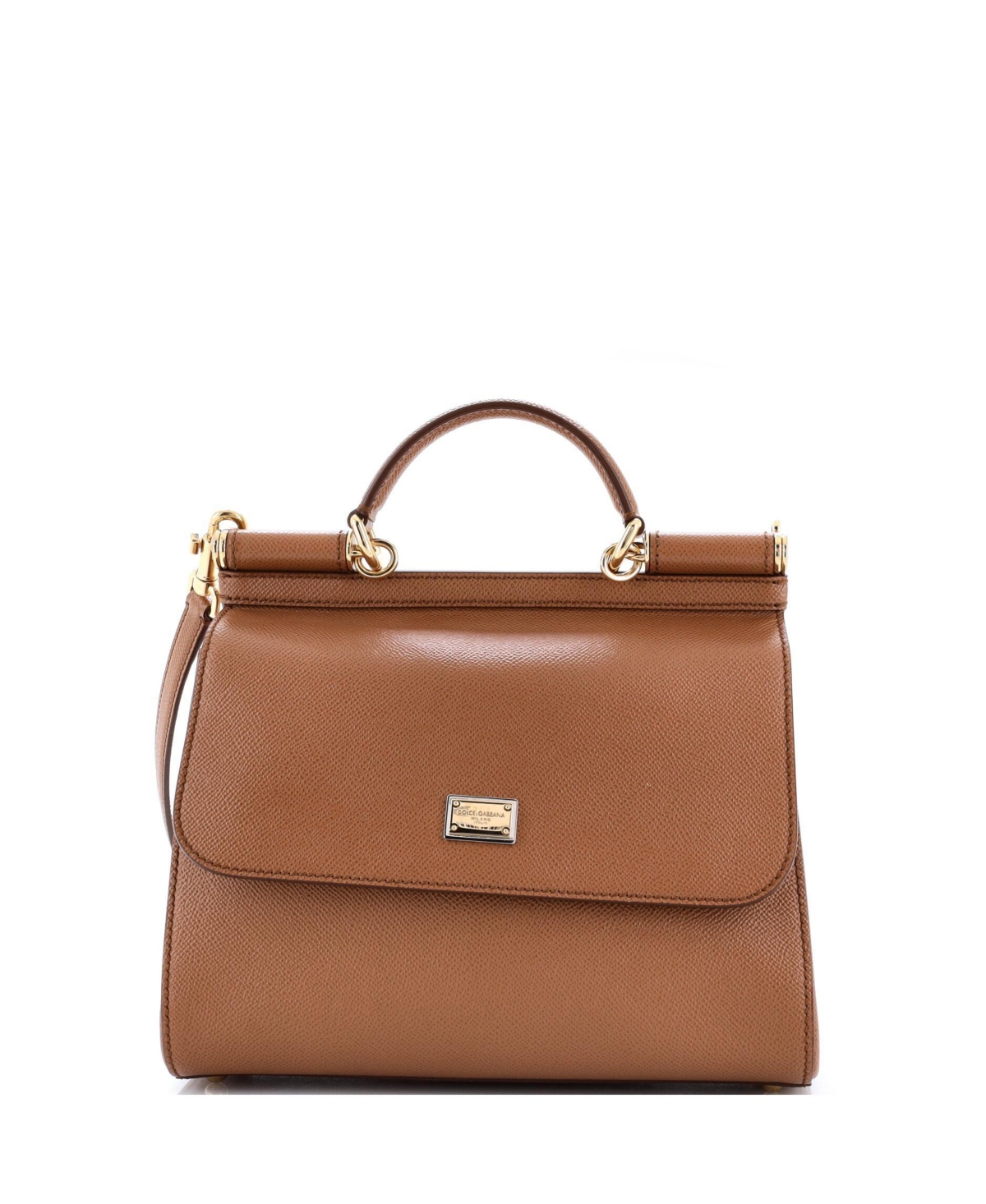 Pre-Owned Dolce and Gabbana Medium Miss Sicily Bag Leather