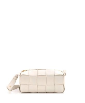 Small Brick Cassette Shoulder Bag Maxi Intrecciato Leather