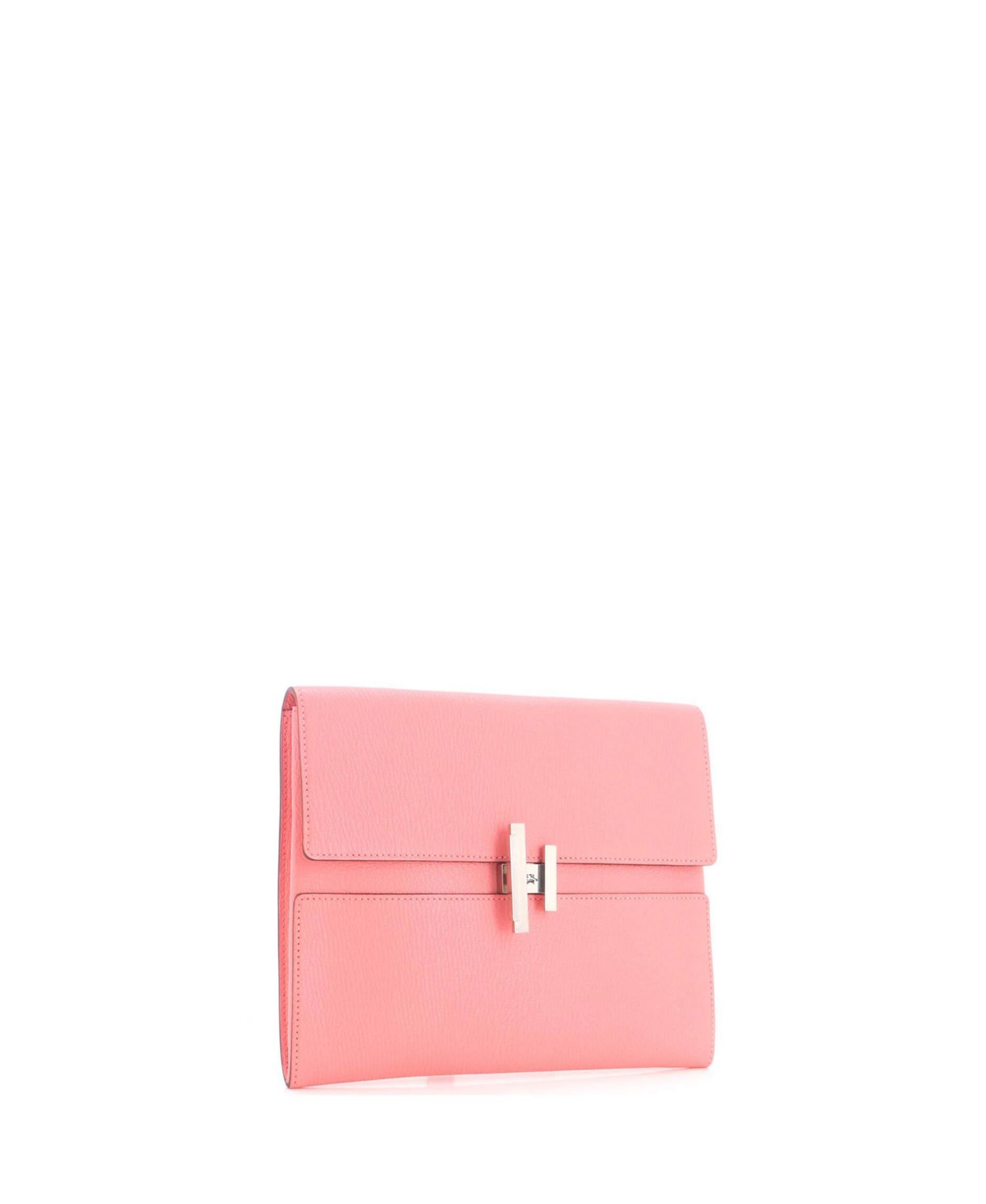 Pre-Owned Hermes Cinhetic Clutch Chevre Mysore