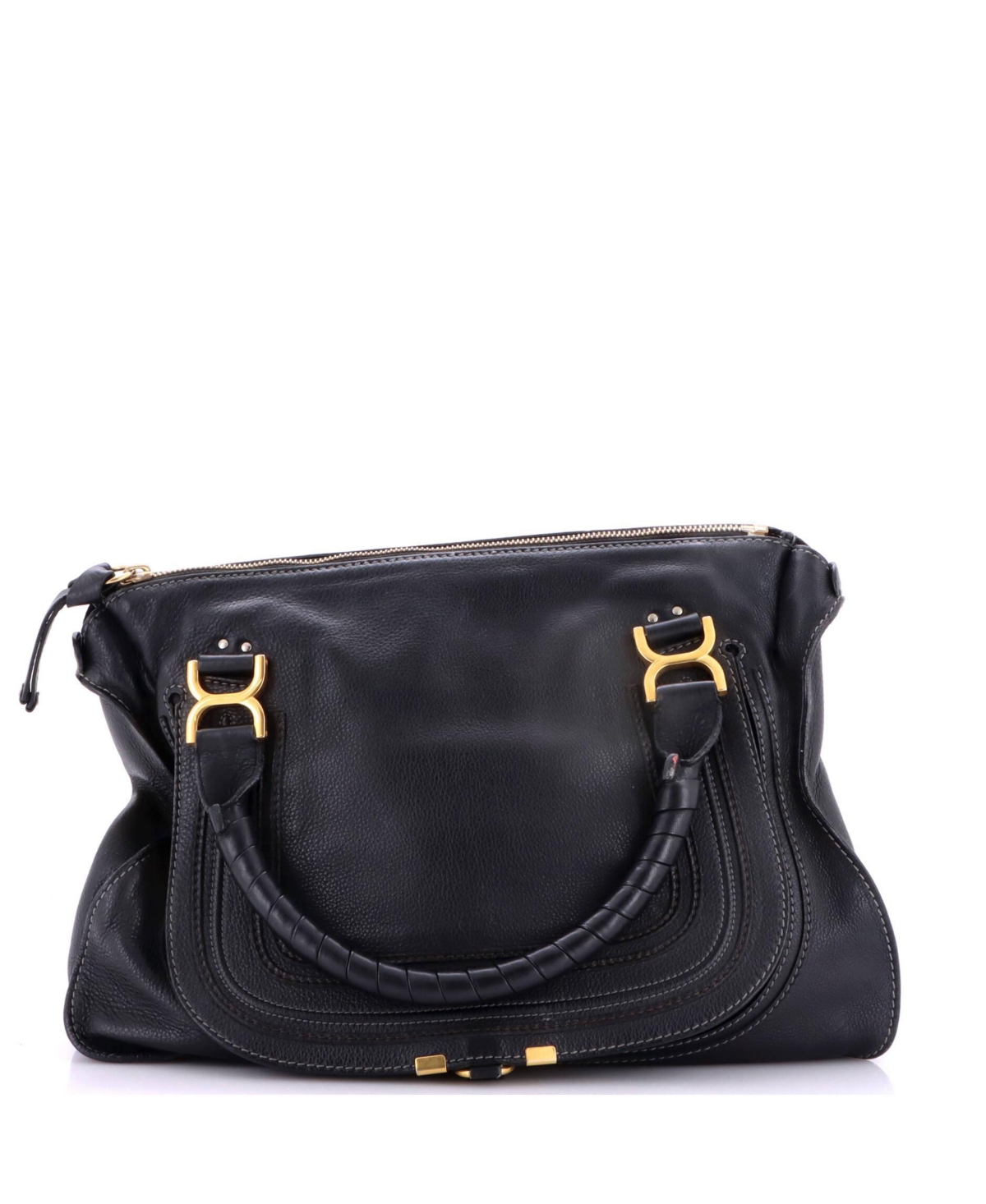 Pre-Owned Chloe Large Marcie Shoulder Bag Leather