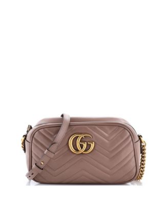 Small GG Marmont Shoulder Bag Matelasse Leather