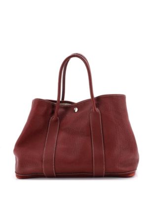 Pre-Owned Hermes 36 Garden Party Tote Leather