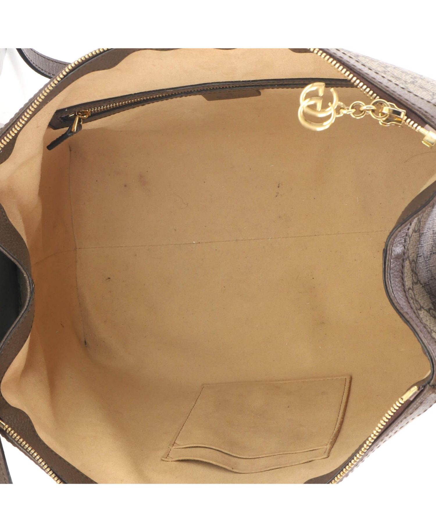 Medium Ophidia Top Handle Tote GG Coated Canvas