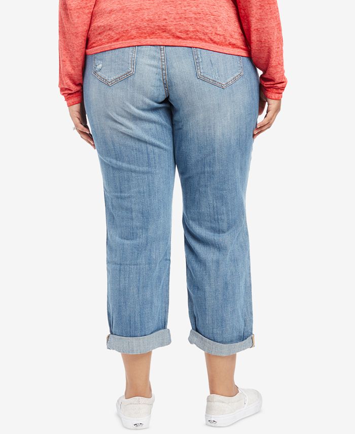 Motherhood Maternity Plus Size Boyfriend Jeans Macy's