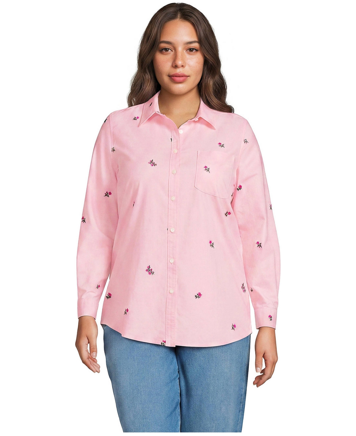 Lands' End Women's Plus Oxford Shirt