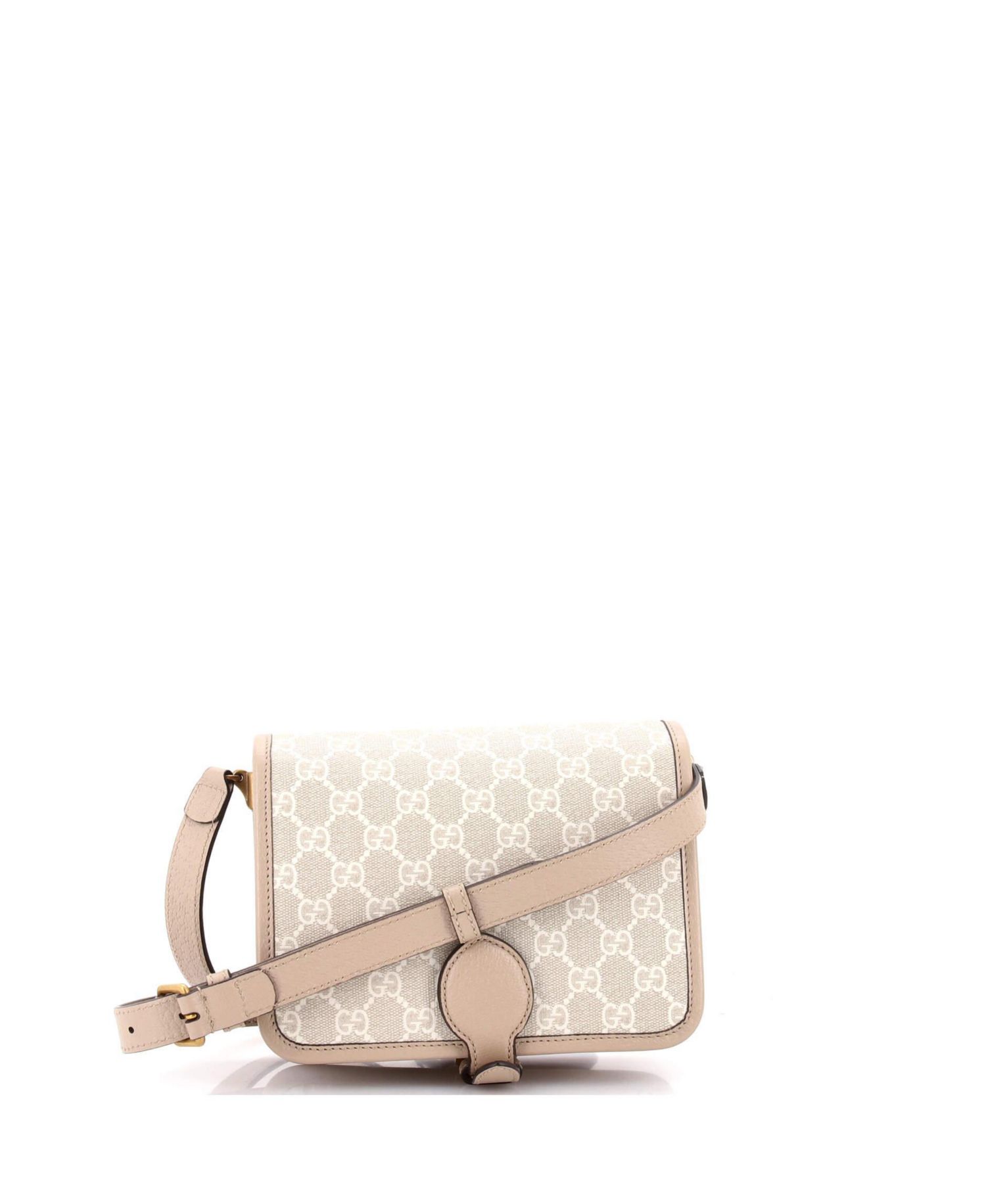 Mini Interlocking G Patch Messenger Bag GG Coated Canvas