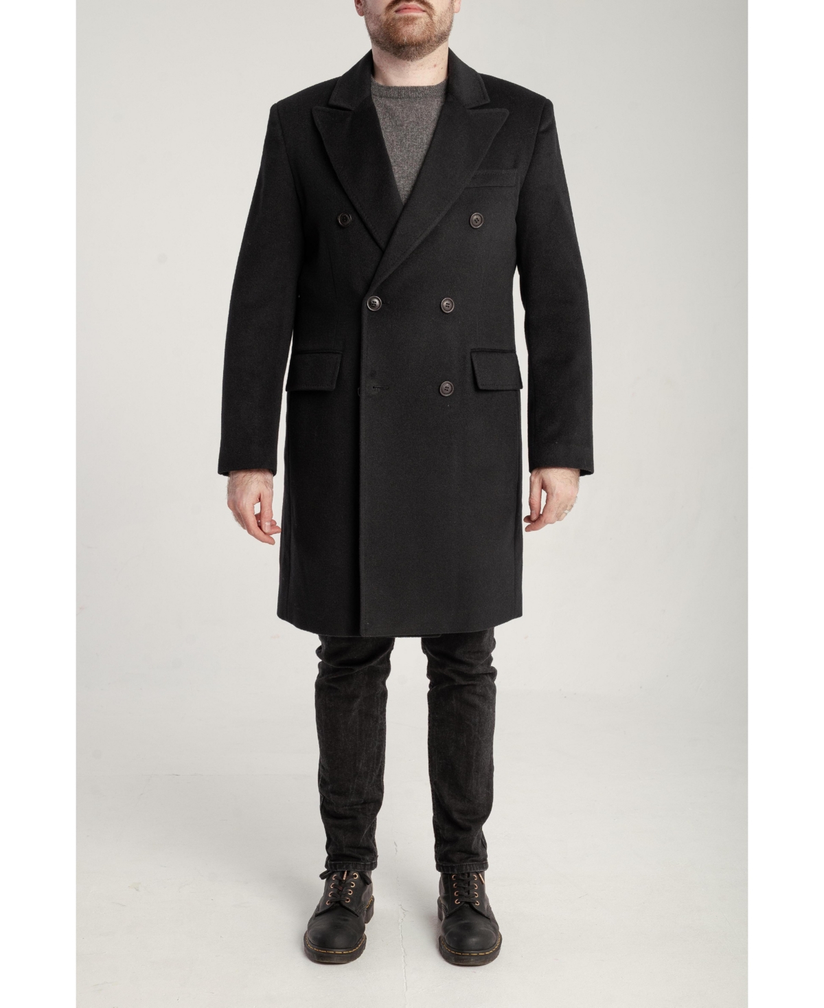 1982 Men's Cashmere Lapel Coat