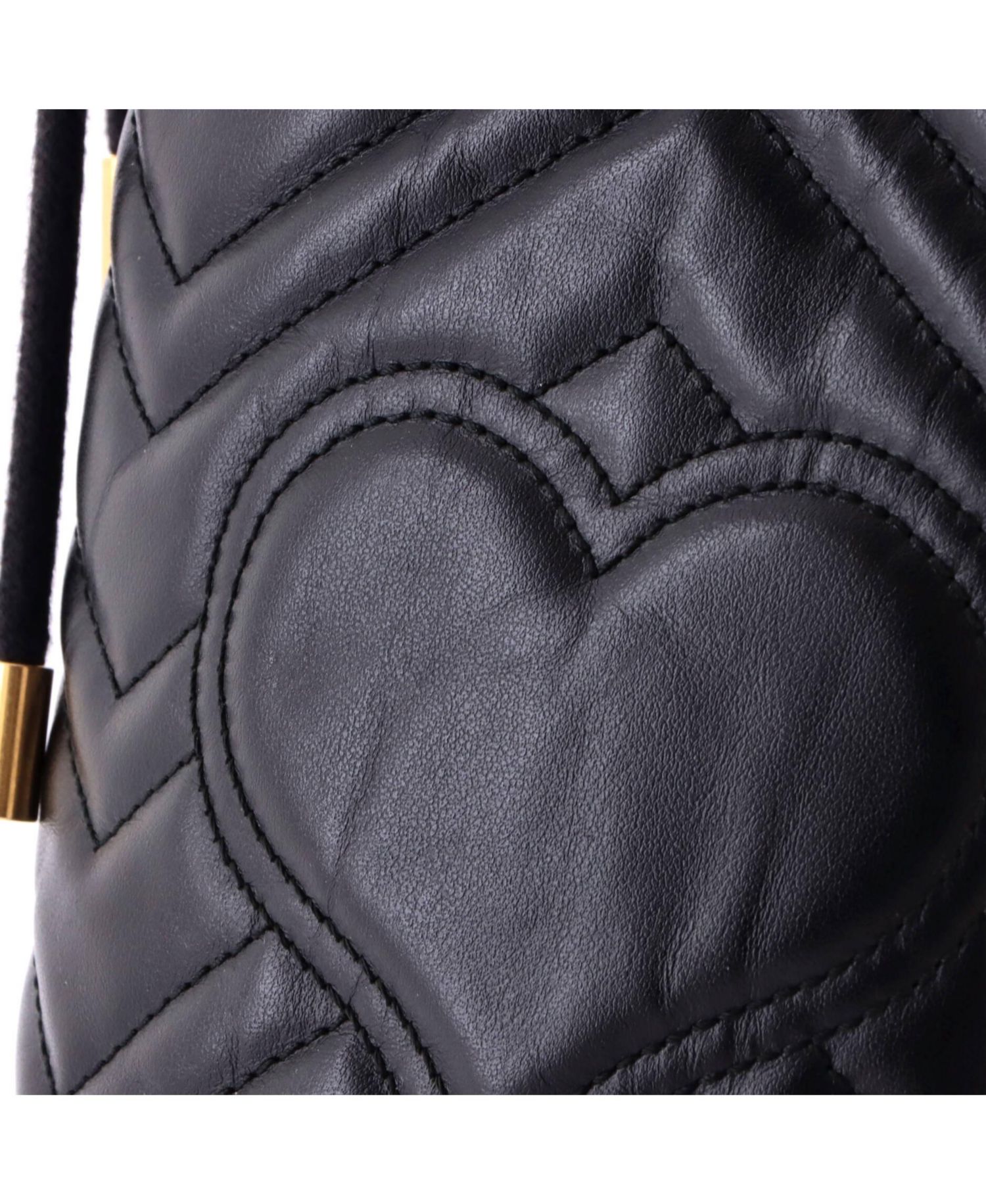Mini GG Marmont Bucket Bag Matelasse Leather