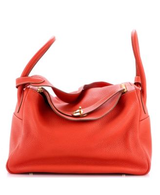 Pre-Owned Hermes 34 Lindy Bag Clemence