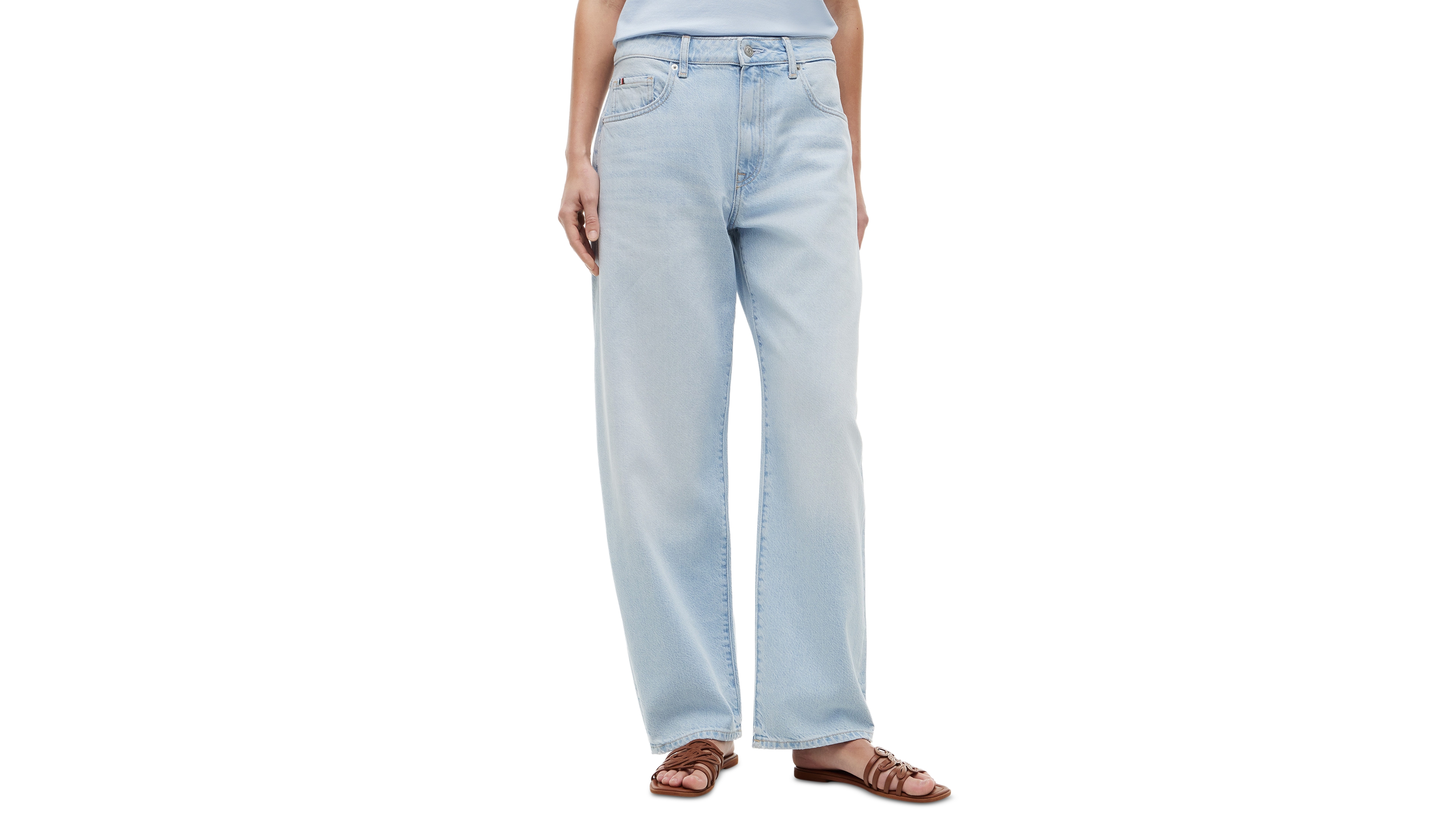 Tommy Hilfiger Women's Barrel Leg Jeans