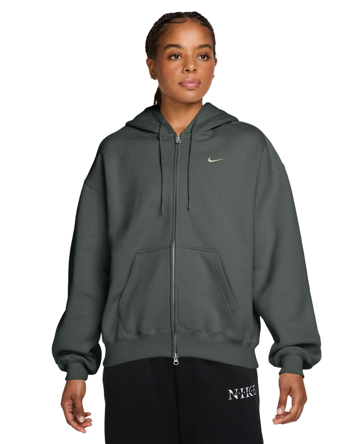 Women's Studio Fleece Medium Weight Oversized Full-Zip Hoodie