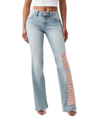Women's Becca Bootcut Mid-Rise Arch Logo Jeans
