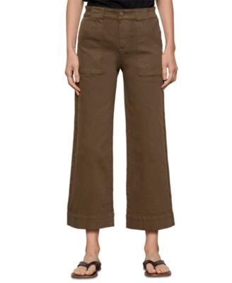 Petite Insider Cropped Straight-Leg Pants