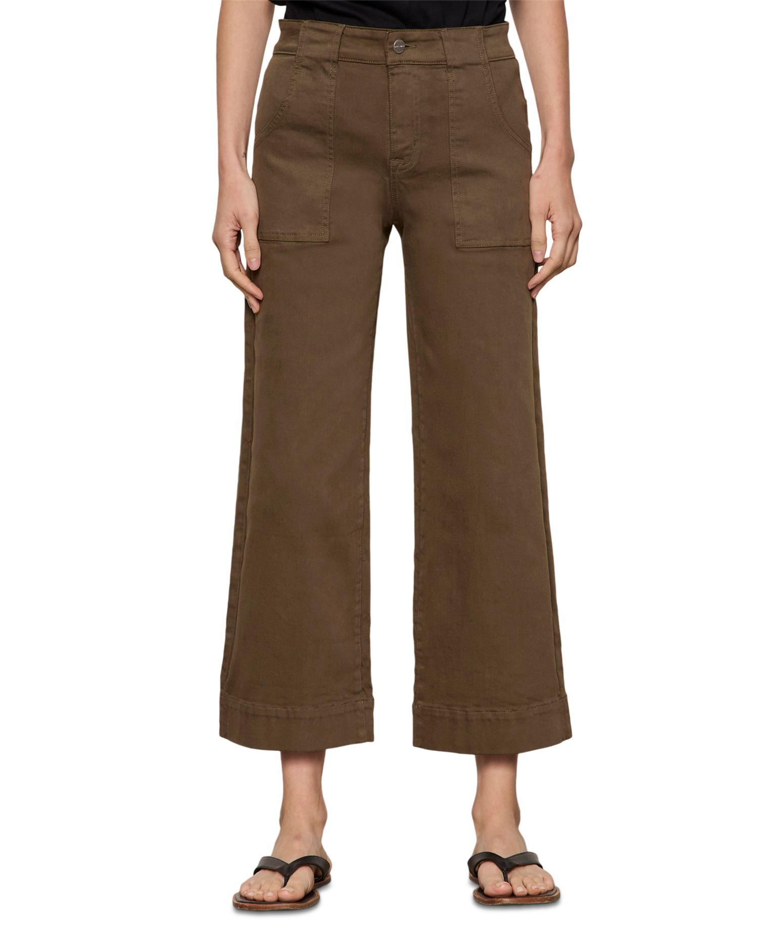 Petite Insider Cropped Straight-Leg Pants