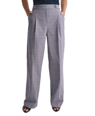 Women's Pleated Wide-Leg Pants