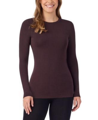Women's Softwear with Stretch Long-Sleeve Crewneck Top