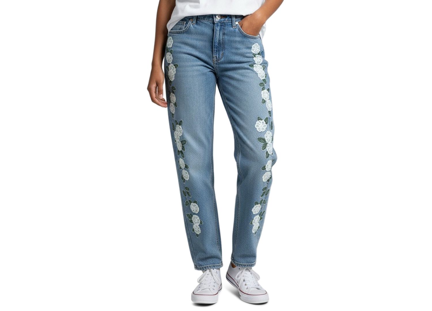 Women's High-Rise Straight-Leg Jeans