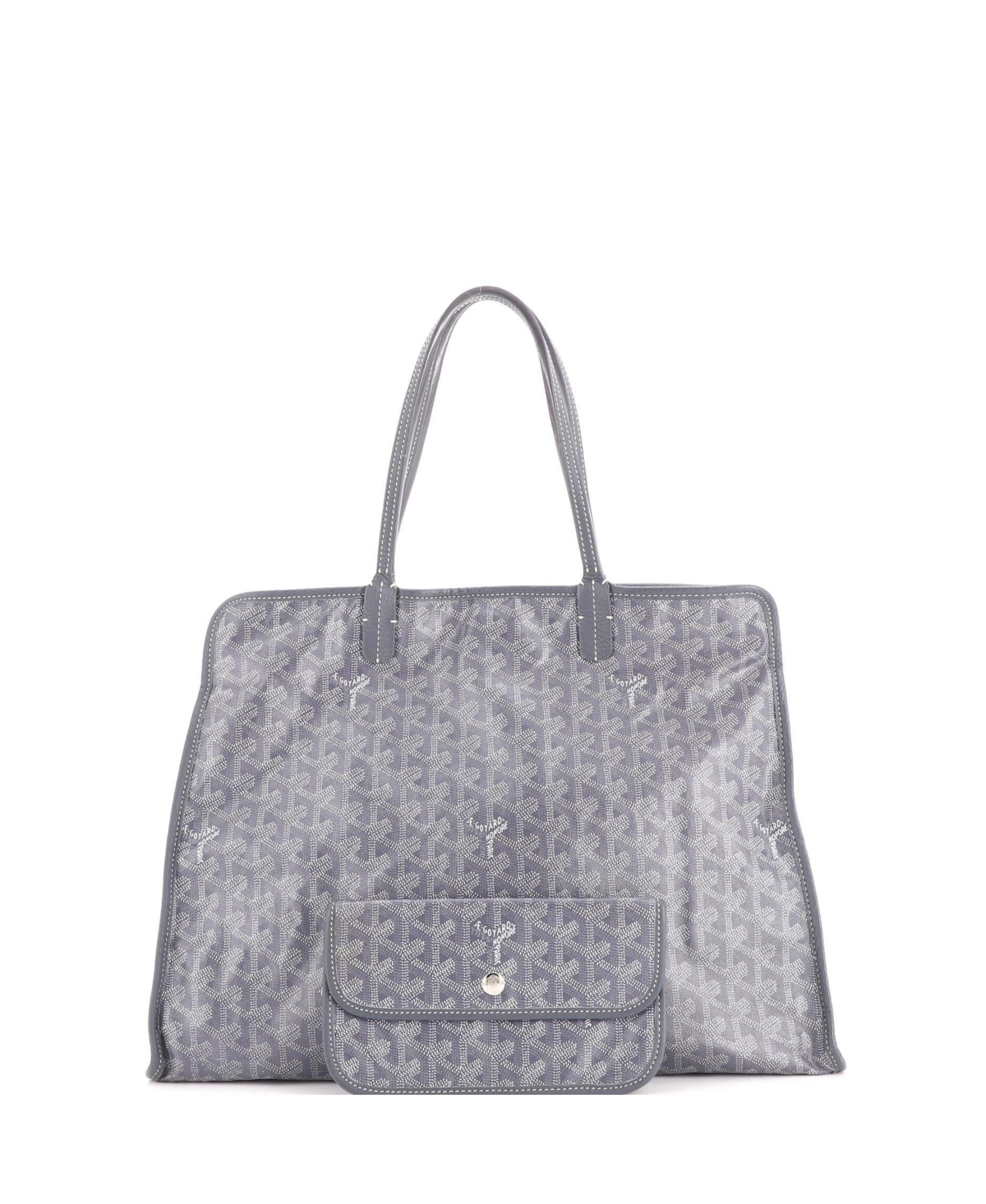 Pre-Owned Goyard Pm Hardy Pet Carrier Coated Canvas