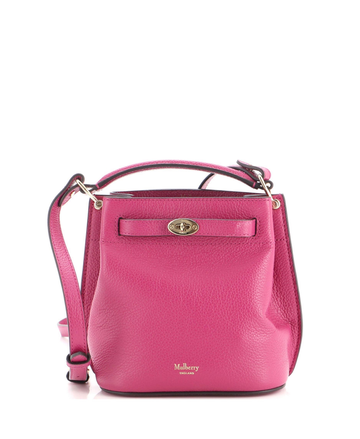 Pre-Owned Mulberry Small Islington Bucket Bag Leather