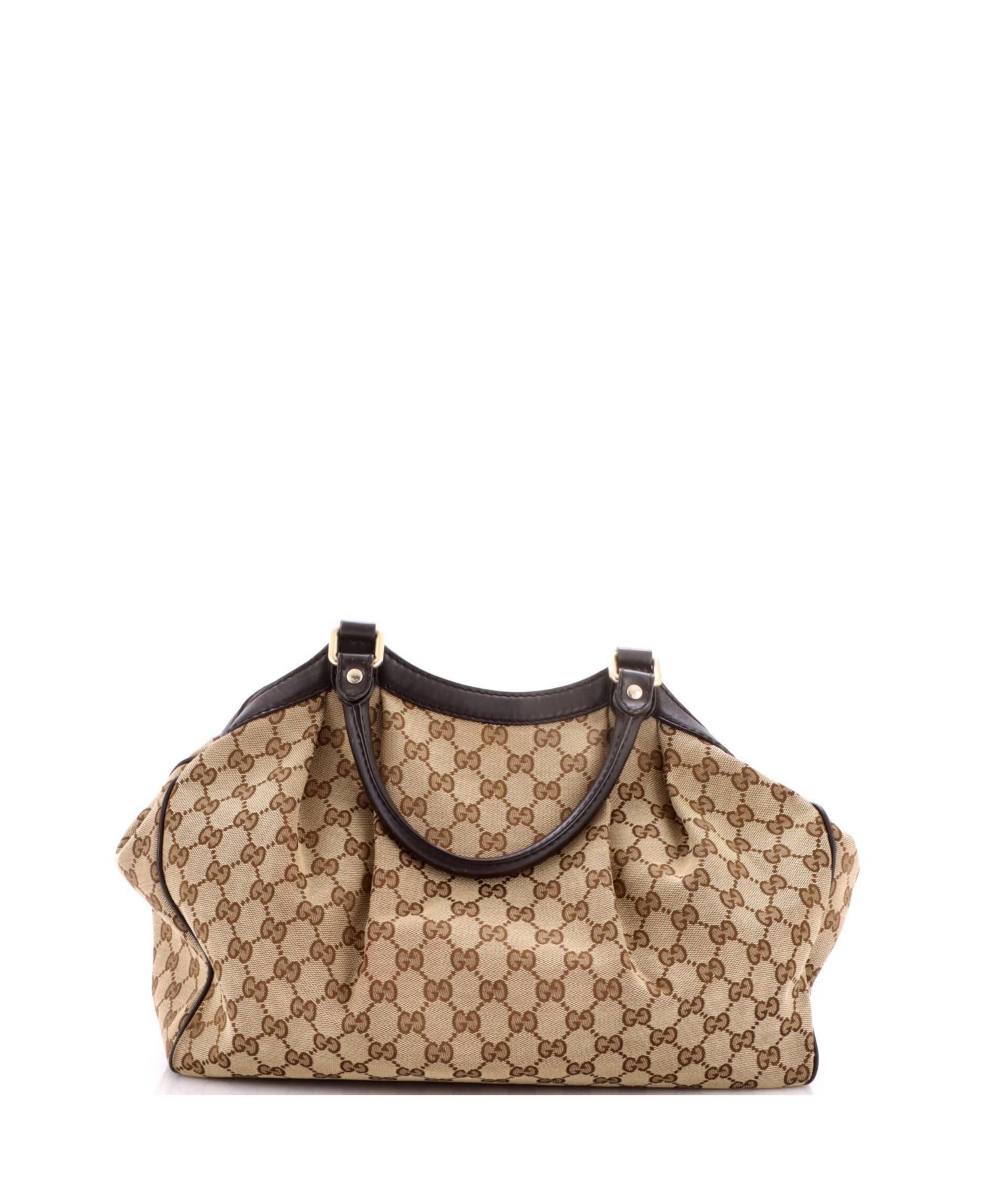 Medium Sukey Tote GG Canvas with Leather
