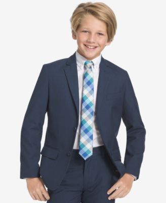 Big Boys All-Over Buffalo Grid Zipper Tie