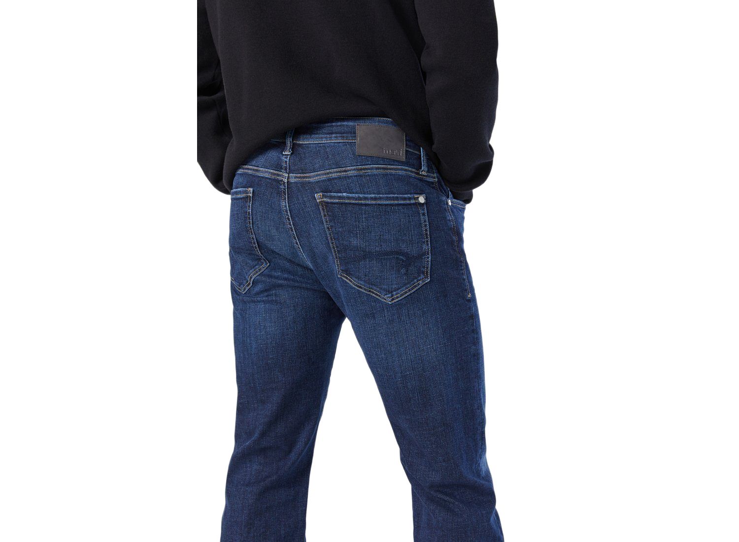 Men's Marcus Dark-Rinse Slim Straight-Leg Jeans