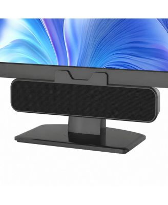 Wired Clip-On Gaming Soundbar for PC