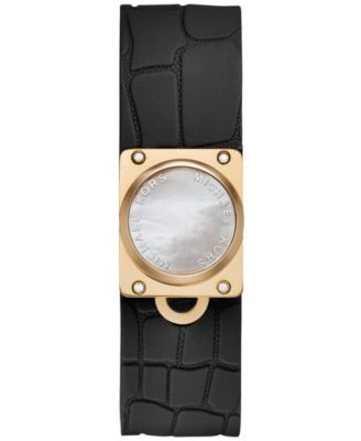 Michael kors black access activity tracker watch best sale