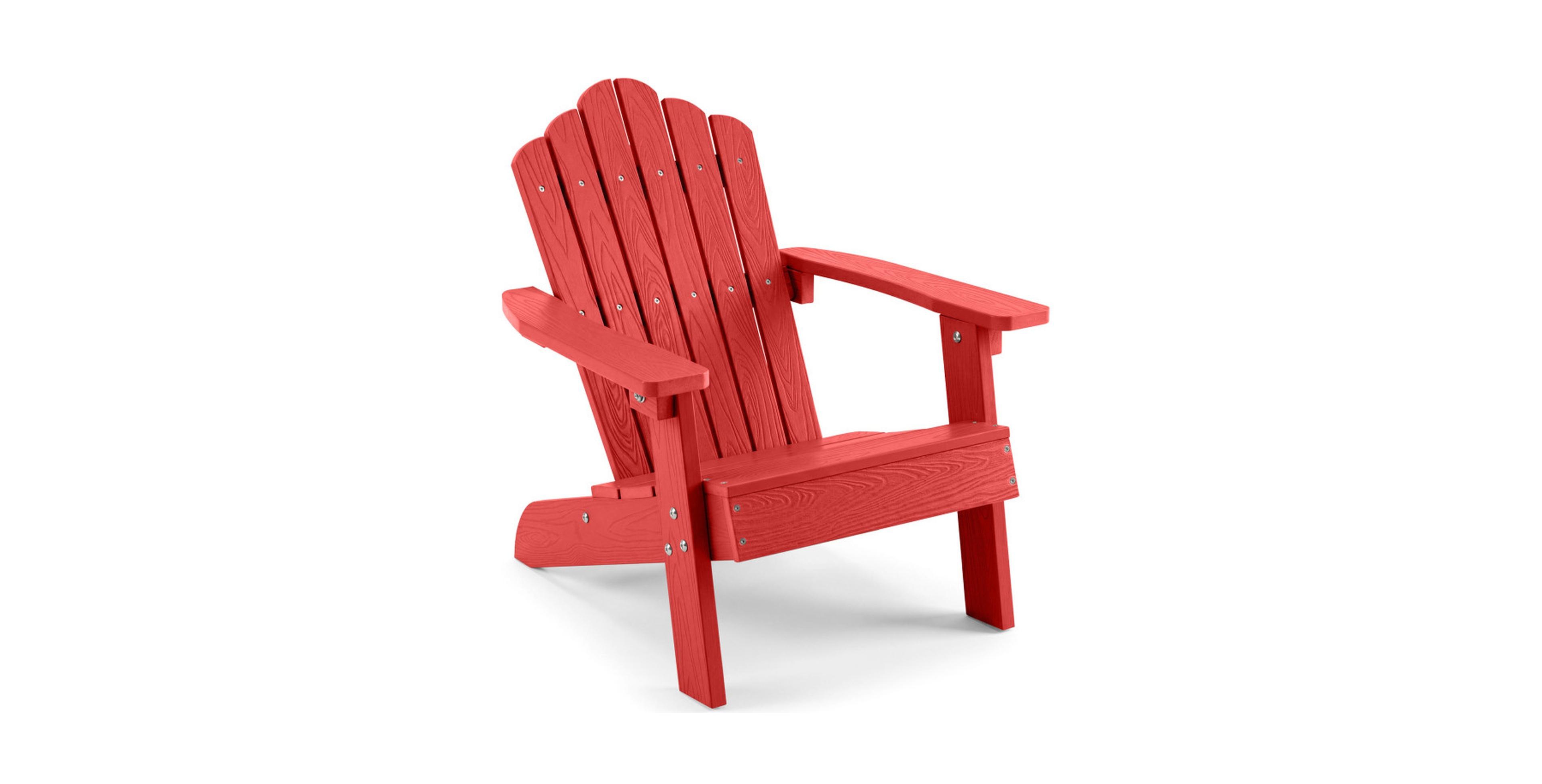 Sugift Kids All-Weather Hips Adirondack Chair with Tilted High Backrest for Ages 3 to 7