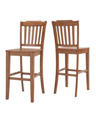 Lea Spindle Back Bar Stool (Set of 2 )