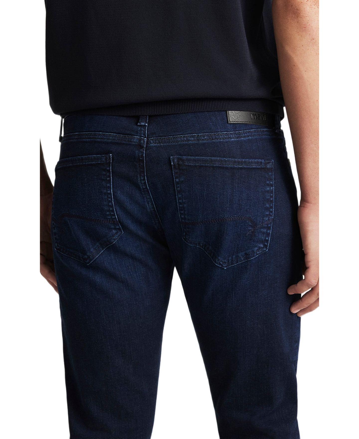 Мужские джинсы Mavi Jeans Jake Regular Rise Skinny, цвет: Deep Brushed Williamsburg — фото 6