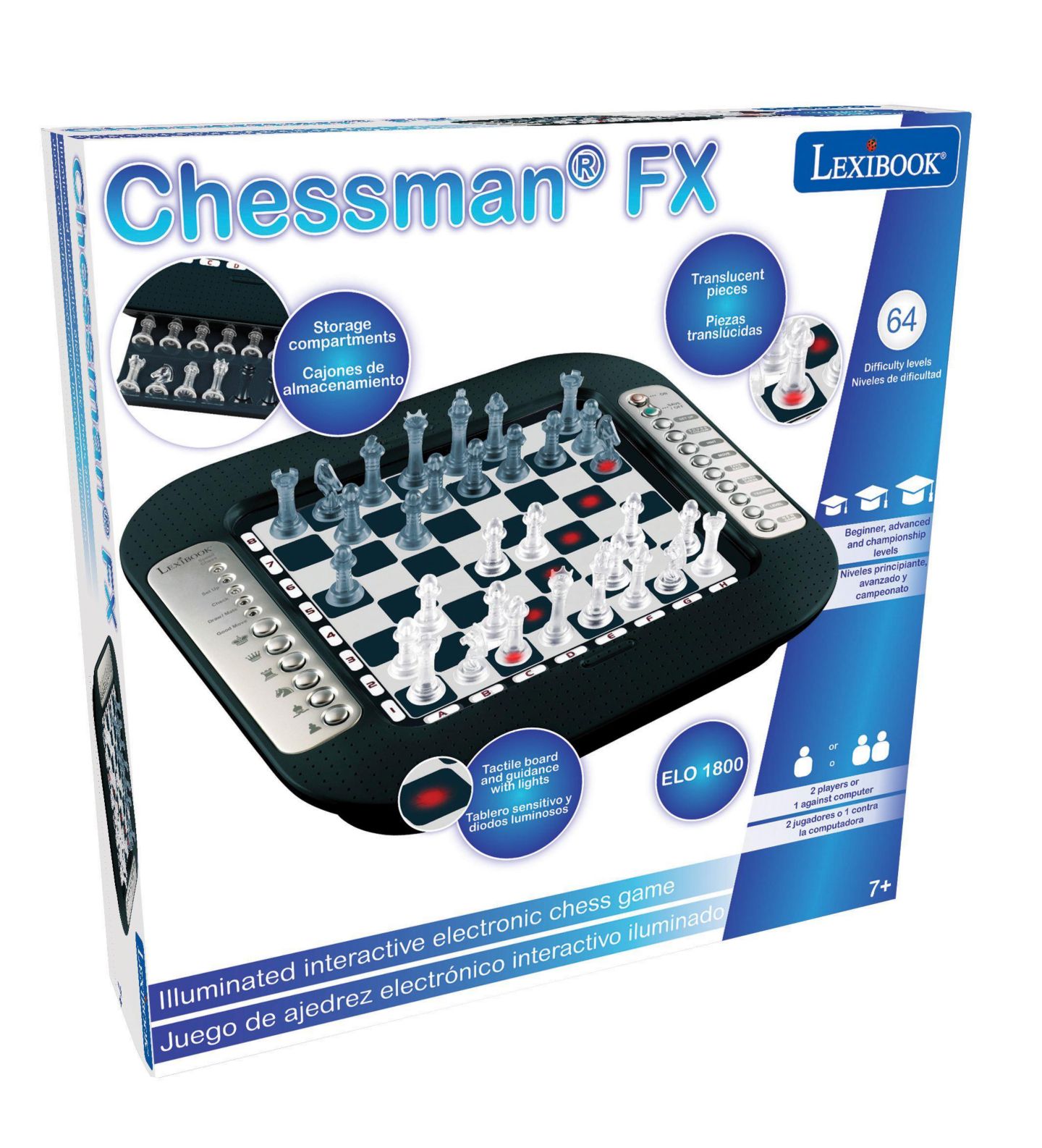 Электронные шахматы Lexibook ChessMan FX, от 7 лет — фото 4