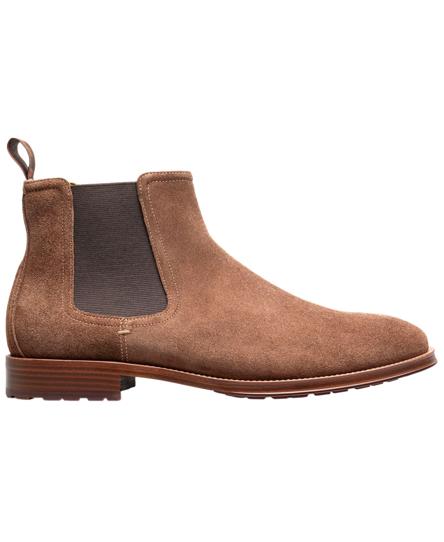Men's Rucci Suede Round-Toe Lugged-Sole Chelsea Boots