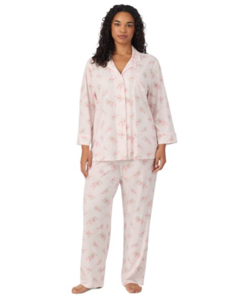 Пижамный комплект — Lauren Ralph Lauren, цвет: Розовый