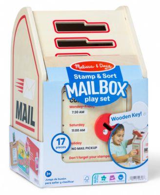Stamp & Sort 17-Piece Mailbox Playset, Ages 3+