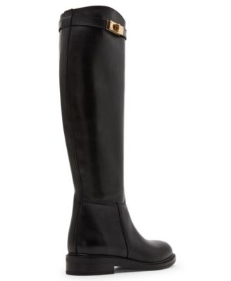 macys ladies dress boots Women's Black emerald green velvet henna dress