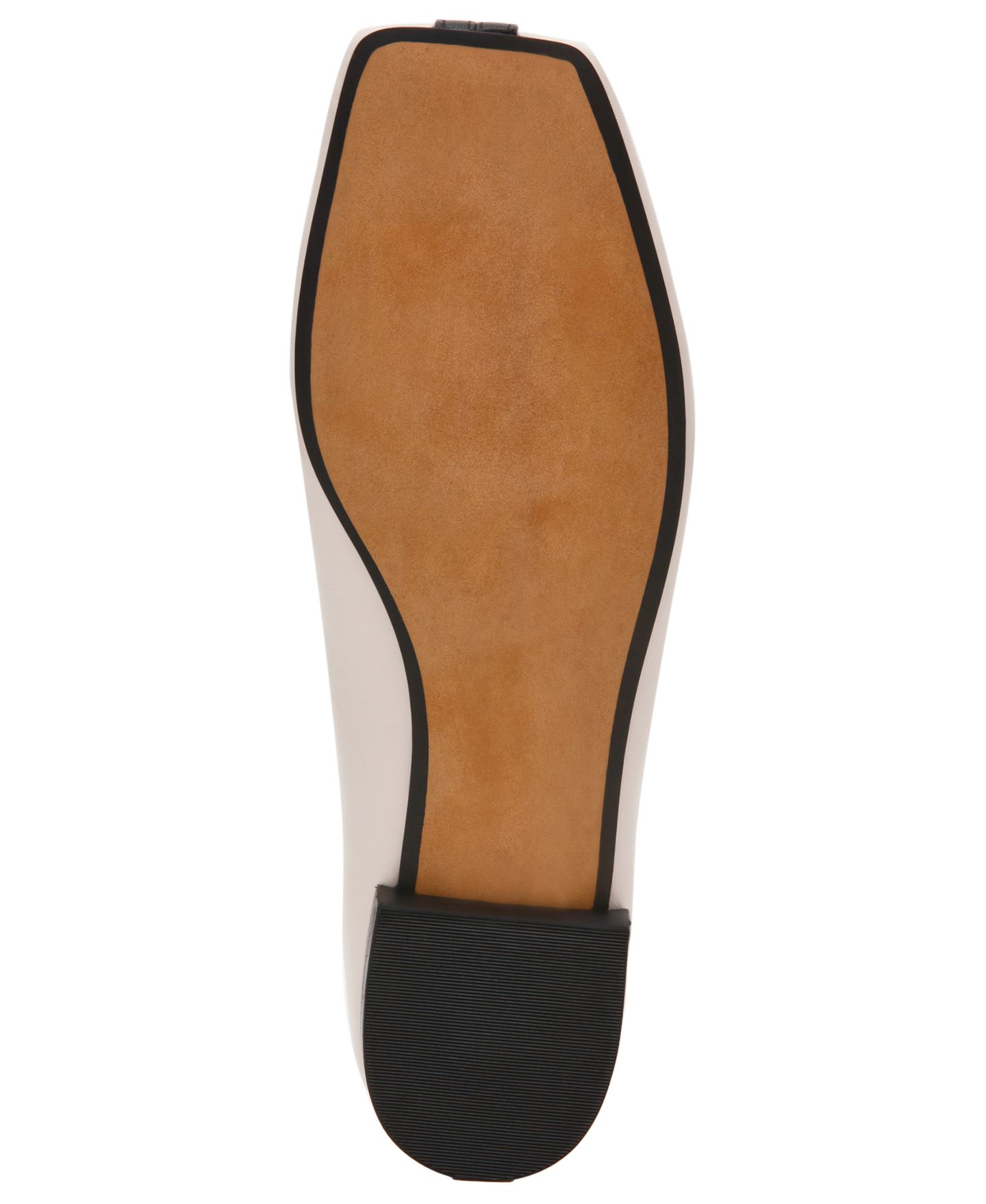 Женские балетки Steve Madden Dorelia Square Toe Flats, цвет: Костяной — фото 5