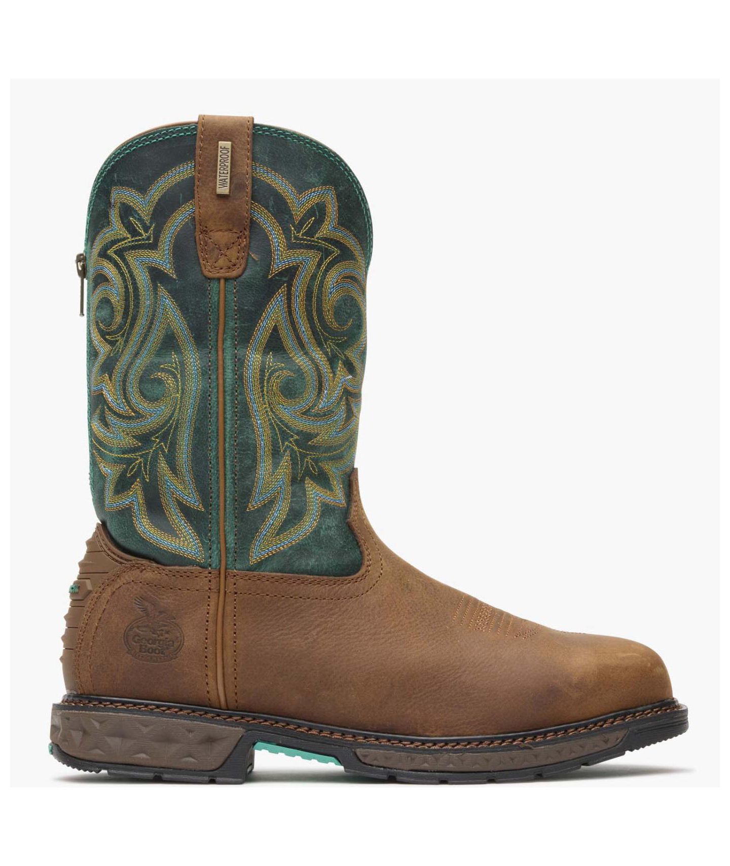 Женские ботинки GEORGIA BOOT Carbo-Tec LT Steel Toe Waterproof Pull-On, цвет: Коричневый — фото 10
