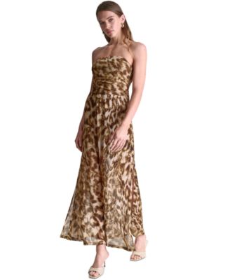Women's Strapless Maxi Dress