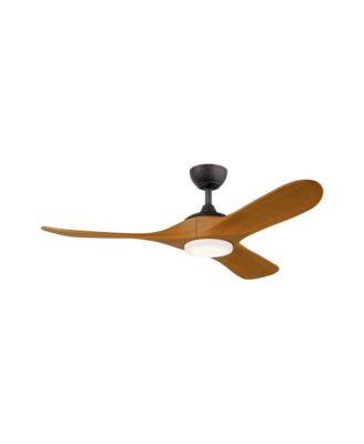 52 Inch Mylo Ceiling Fan Anvil Iron with Wood Blades