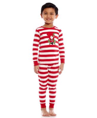 Boys' and Girls' Striped Holiday Long-Sleeve Top and Pants, 2-Piece Set