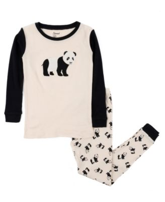 Kids Little/Big (6- 14 ) 2-Piece Cozy Critter Cotton Long Sleeve Pajama Set