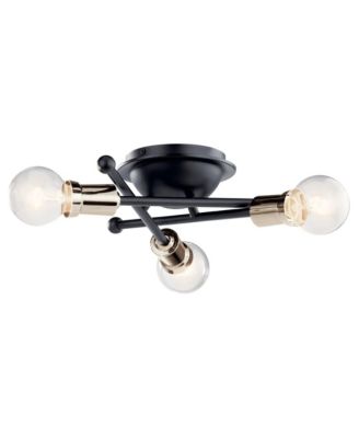 Armstrong 15" Wide 3-Light Ceiling Light