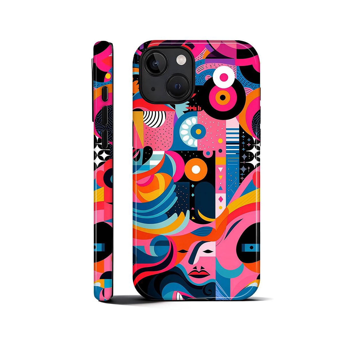 Lisen 2-Layer Raised-Camera-Ring Phone Case Compatible with Apple iPhone