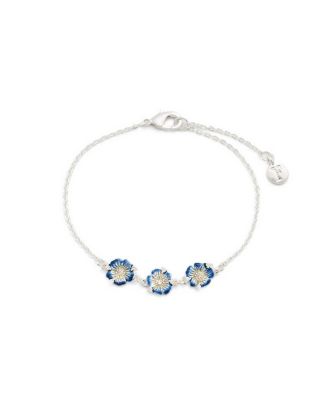 Larkspur Charm Bracelet in SIlver